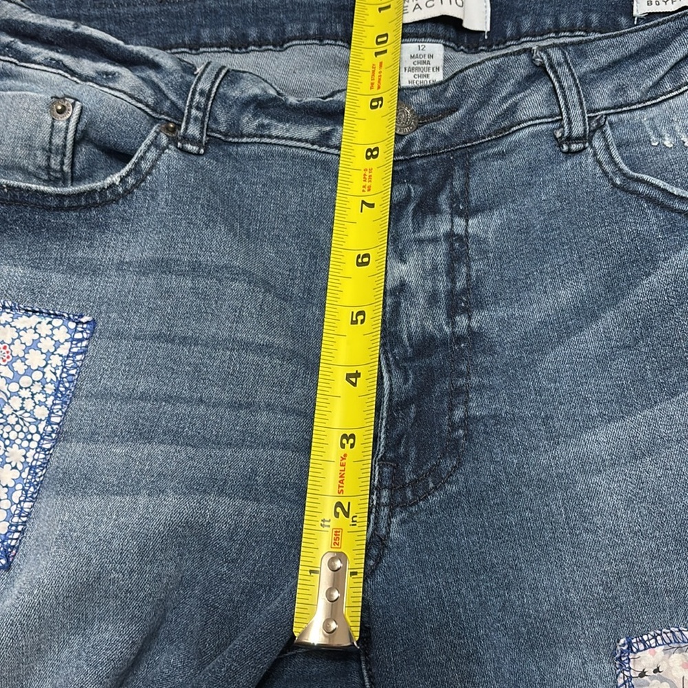 Kenneth Cole Reaction Blue Patchwork Straight Leg… - image 8